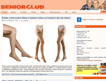 Tablet Screenshot of new.seniorklub.cz
